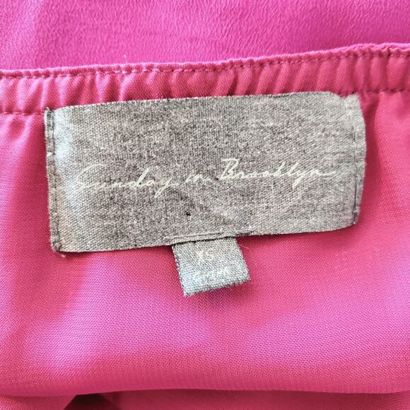 Anthro's Sunday in Brooklyn Fuchsia High Low Dress Size XS - Picture 10 of 12